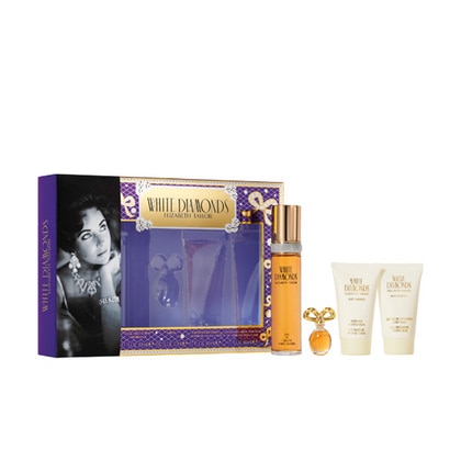 50ML Elizabeth Taylor White Diamonds Eau de Toilette Gift Set  1 of 4 