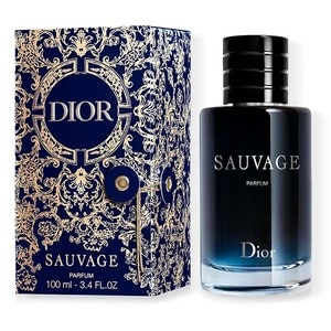 100ML DIOR Sauvage Limited Edition Case Parfum Gift Box  1 of 2 