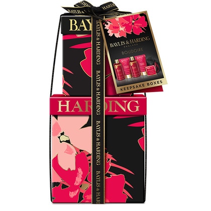 100ML Baylis & Harding Boudiore Cherry Blossom Mini Stack Body Cream Gift Set for her  1 of 3 