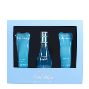 50ML Davidoff Cool Water Woman Eau de Toilette Gift Set  1 of 2 