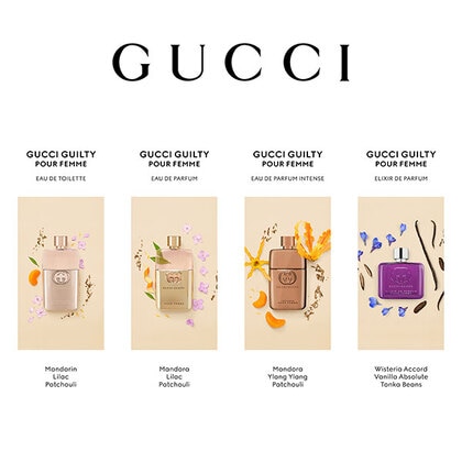 Gucci guilty perfume clearance notes