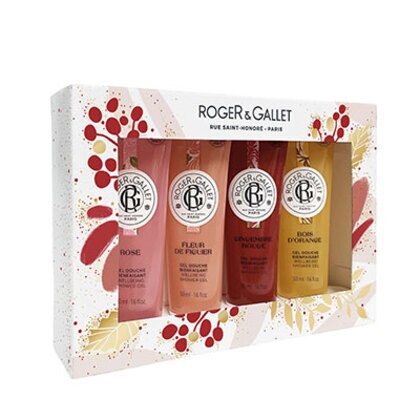 4X50ML Roger & Gallet Jean-Marie Farina Shower Gel Gift Set  1 of 1 
