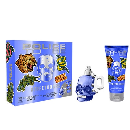 40ML Police Free To Dare Eau de Toilette Gift Set  1 of 2 