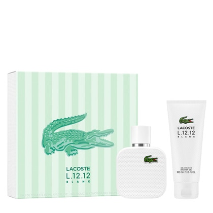 50ML Lacoste L.12.12 Blanc Eau de Toilette Spray Gift Set  