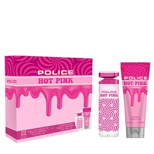 100ML Police Hot Pink Eau de Toilette Gift Set  1 of 2 