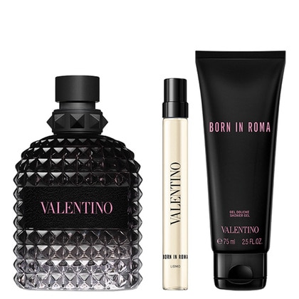 100ML Valentino Born In Roma Uomo For Him Eau de Toilette Spray Gift Set  2 of 2 