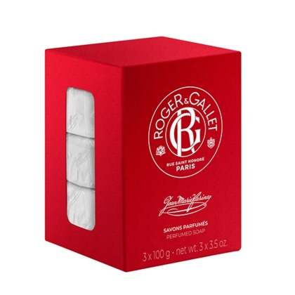 3X100GR Roger & Gallet Jean-Marie Farina Soap  1 of 3 