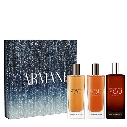 3X15ML Armani Stronger With You Discovery Set Eau de Parfum Spray Gift Set  1 of 4 