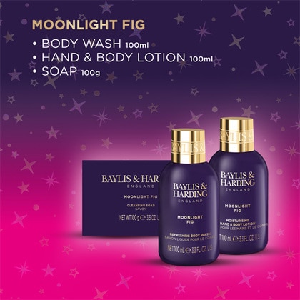 100ML Baylis & Harding Moonlight Fig Make Me Sparkle Bathing Gift Set  3 of 5 