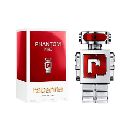 50ML Rabanne Phantom In Red Elixir Parfum Spray  2 of 5 