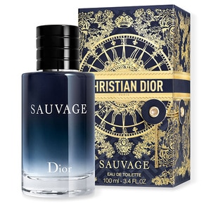 100ML DIOR Sauvage Limited Edition Gift Box Eau de Toilette Gift Box  1 of 2 