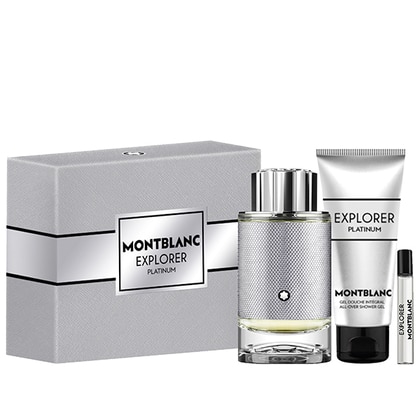 100ML Montblanc Explorer Platinum Eau de Parfum Gift Set  1 of 6 