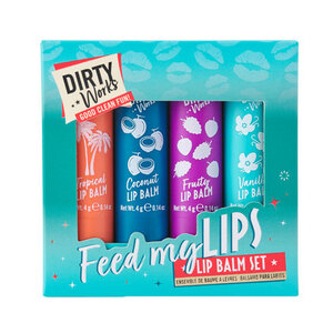  Dirty Works Feed My Lips Lip Balm Set Lip Balm  1 of 1 