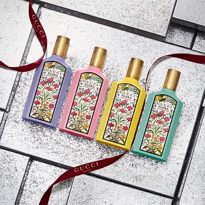 Gucci Mini Flora Gorgeous store Jasmine Perfume Set