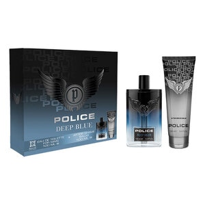 100ML Police Deep Blue Eau de Toilette Gift Set  1 of 2 