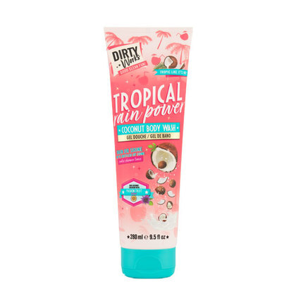 280ML Dirty Works Tropical Rain Power Coconut Body Wash Shower Gel for her  1 of 1 