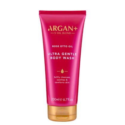 200ML Argan+ Argan & Rose Body Wash Shower Gel for her  1 of 2 