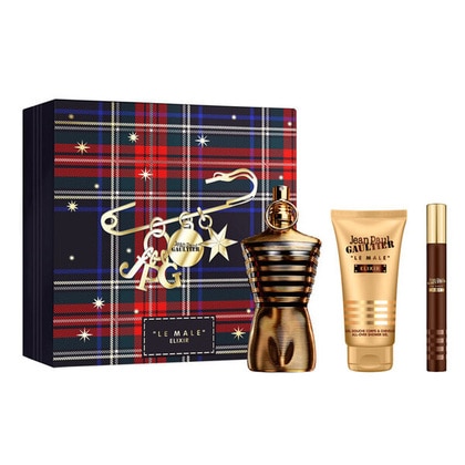 75ML Jean Paul Gaultier Le Male Elixir Parfum Spray Gift Set  1 of 5 