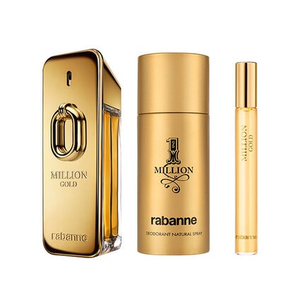 100ML Rabanne Million Gold Eau de Parfum Gift Set  1 of 2 