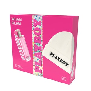 100ML Playboy Wham Glam Eau de Toilette Spray Gift Set  