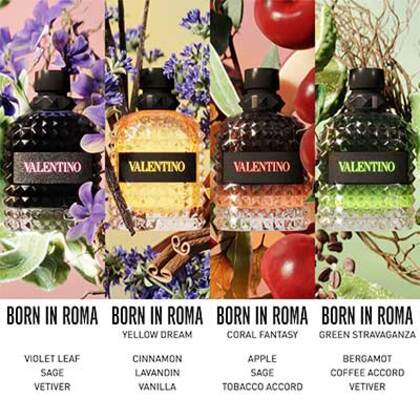 100ML Valentino Born In Roma Uomo Coral Fantasy For Him Eau de Toilette Spray  2 of 4 