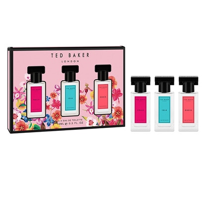 3X10ML Ted Baker Floralicious Eau de Toilette Gift Set  
