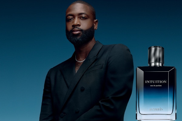 Model with Intuition bottle