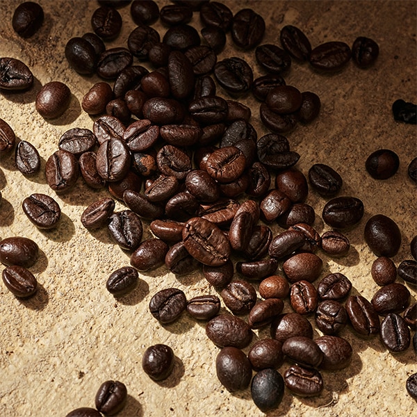 Lifestyle shot of coffee beans