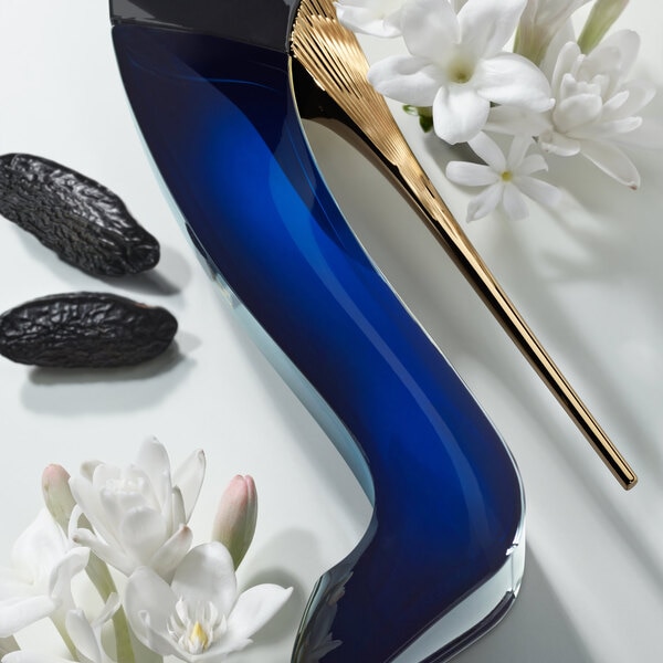 Blue stiletto bottle 