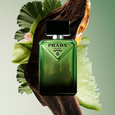 Image of Paradigme bottle against a green background