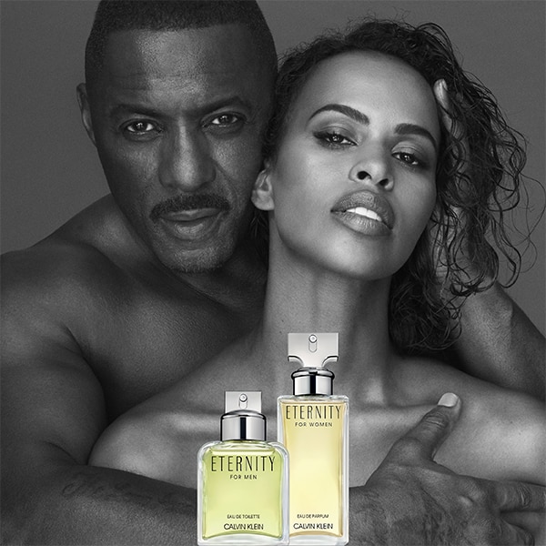 Eternity for him and her model shot
