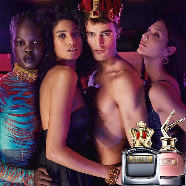 collection of models with both male and female scandal