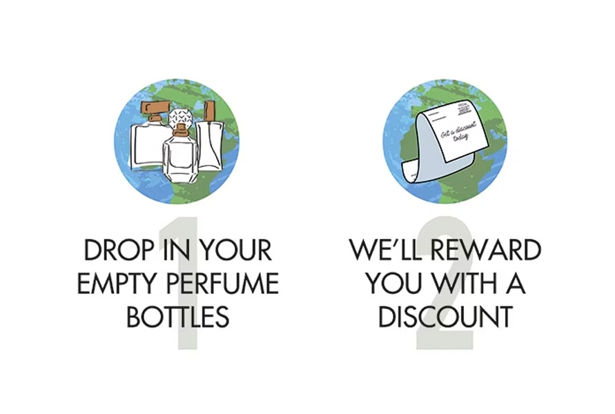 Bottle recycling step one and step two