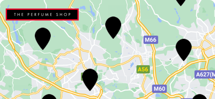 Find the nearest perfume shop store on deliveroo