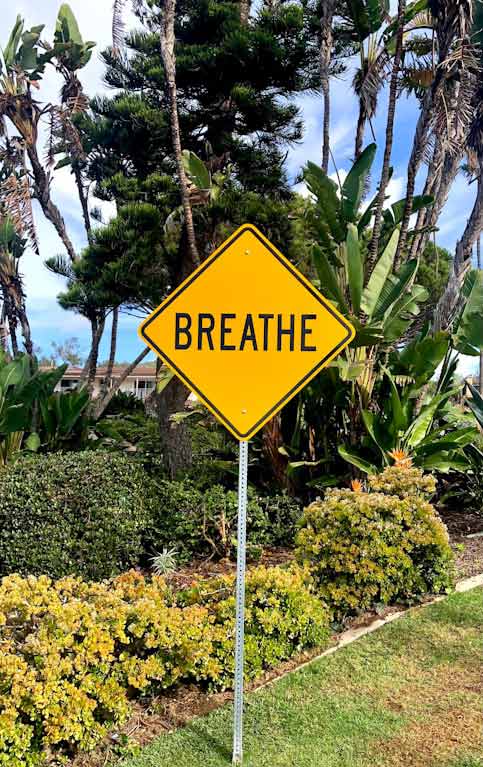 sign of breathe