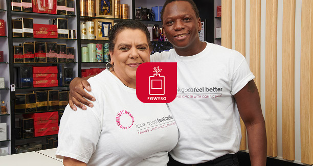 Women showing heart symbol with her hands