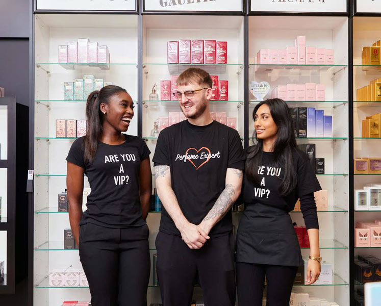 The perfume shop people team
