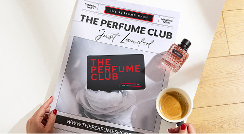 The back of The Perfume Club card