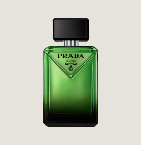 A green bottle with a black lid