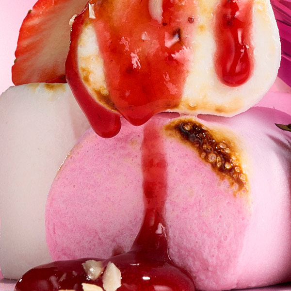 Ghost Sweet Dreams perfume bottle shown in soft pastel tones with dreamy lighting and a misty, cloud‑like background.