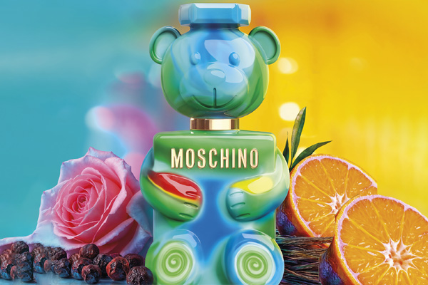 Yummy candy ingredients used to illustrate the sweet scent inspiration of Moschino Yummy fragrance